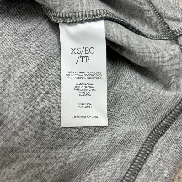 Cabi Top Womens Gray XS Cowl Neck ATC Pullover Back Athleisure Boxy Oversized - Picture 9 of 10